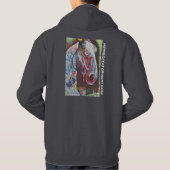 Hippie Geek Boerderij Art Hoody (Achterkant)
