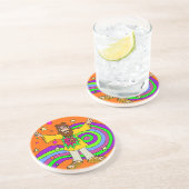 "hippie gifts" "vaderdag" zandsteen onderzetter (Zijkant)