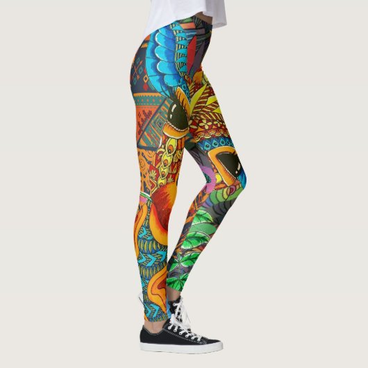 Hippie Giraffe Boho Leggings (Rechts)