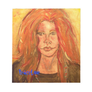 hippie girl PeaceLove Notitieblok