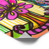 Hippie Girl's front-Porch Poster (Hoek)