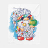 Hippie Gnome: Delen is koesteren Fleece Deken (Voorkant)