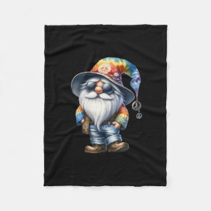 Hippie Gnome Fleece Deken