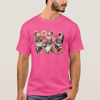 Hippie Gnome Guitar Peace Sweet Gnomes T-shirt