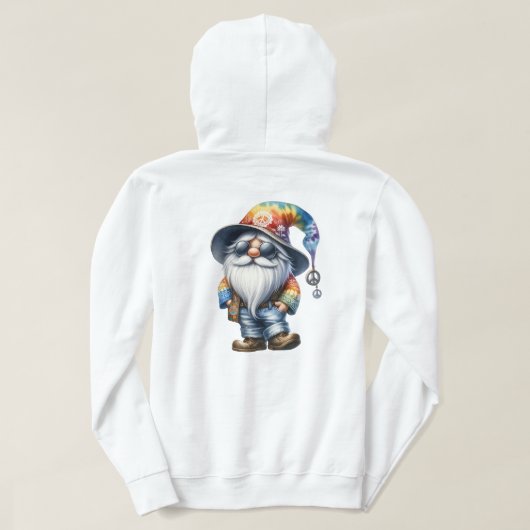 Hippie Gnome Hoodie (Design achterkant)