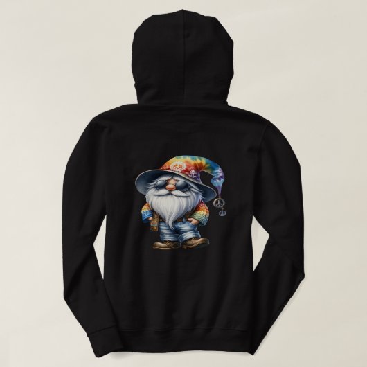 Hippie Gnome Hoodie (Design achterkant)