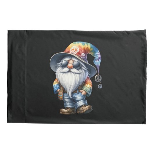 Hippie Gnome Kussensloop (Achterkant)