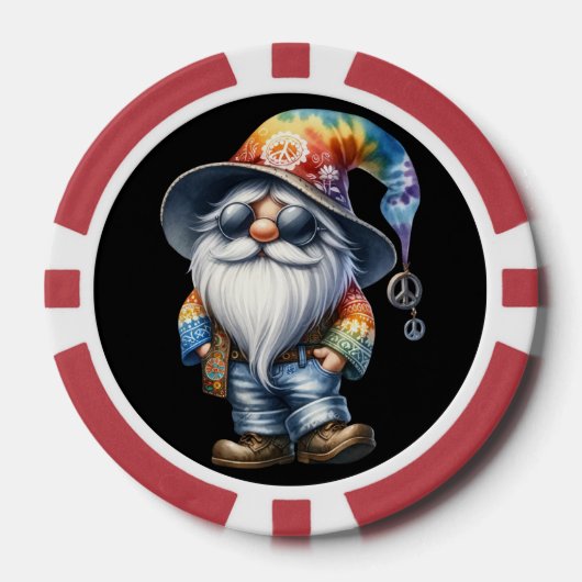 Hippie Gnome Poker Chips (Voorkant)