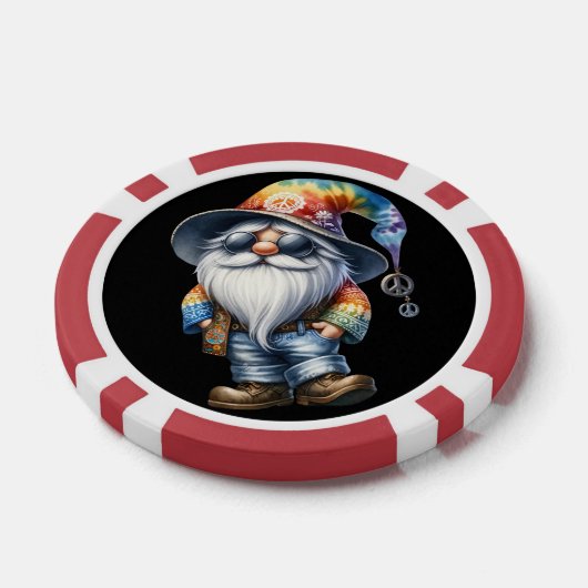Hippie Gnome Poker Chips (Enkel)