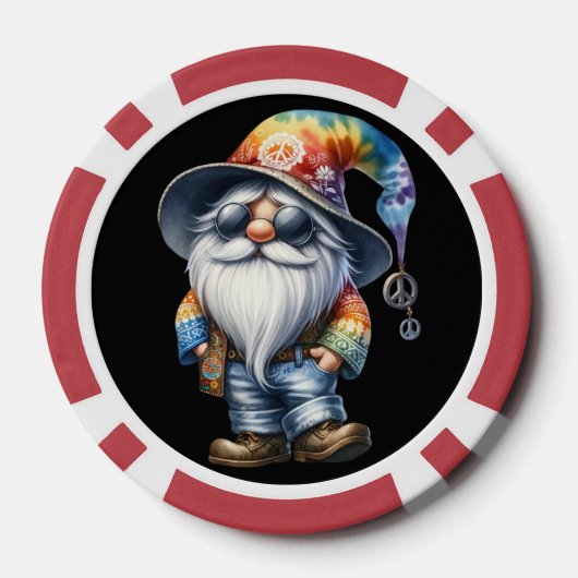 Hippie Gnome Poker Chips (Achterkant)