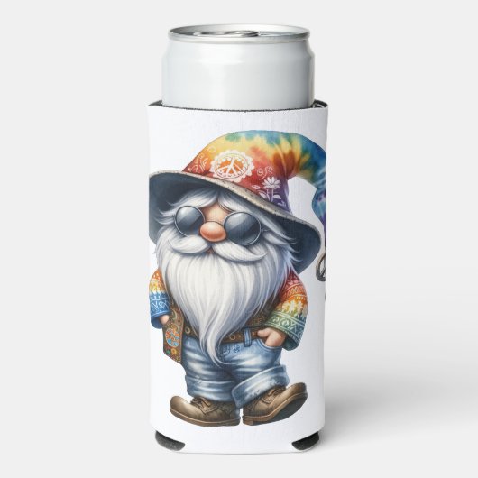 Hippie Gnome Seltzer Blikjeskoeler (Seltzer Achterkant)