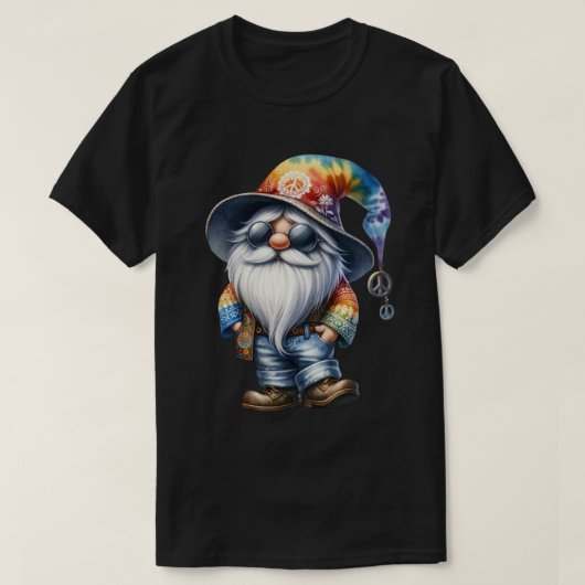 Hippie Gnome T-shirt (Design voorkant)