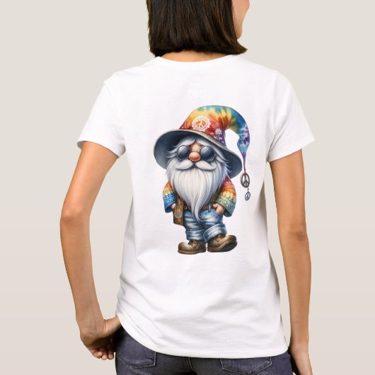Hippie Gnome T-shirt (Achterkant)