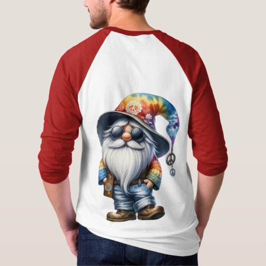 Hippie Gnome T-shirt (Achterkant)