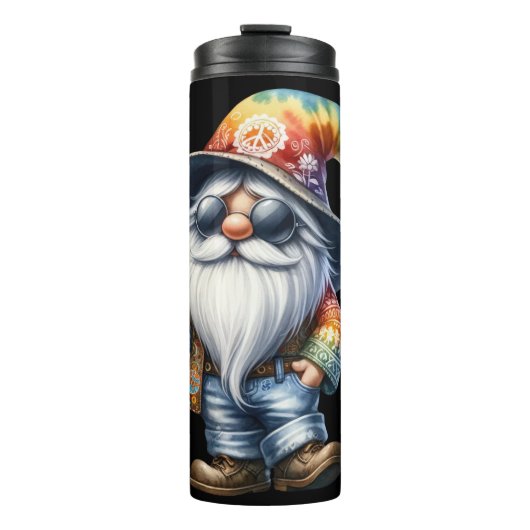 Hippie Gnome Thermosbeker (Voorkant)