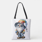 Hippie Gnome Tote Bag (Achterkant)