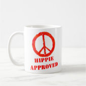 Hippie goedgekeurd koffiemok (Links)