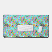 Hippie graffiti ontwerp bureaumat (Keyboard & Muis)