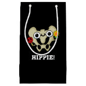 Hippie Grappig Hip Bone Pun Donker BG Klein Cadeauzakje (Voorkant)