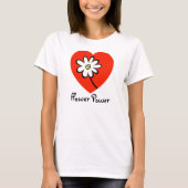 Hippie Groovy Flower Power T-Shirt (Voorkant)