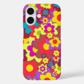 HIPPIE GROOVY FLOWERS IPHONE OTTER BOX CASE (Achterkant)