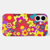 HIPPIE GROOVY FLOWERS IPHONE OTTER BOX CASE (Achterkant (horizontaal))