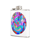hippie groovy liefde heupfles (Links)