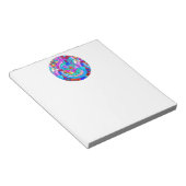 hippie groovy liefde notitieblok (Schuin)