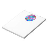 hippie groovy liefde notitieblok (Linkerzijde)