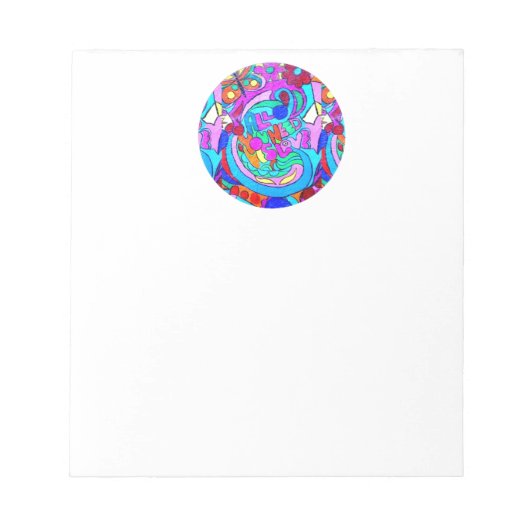hippie groovy liefde notitieblok (Voorkant)