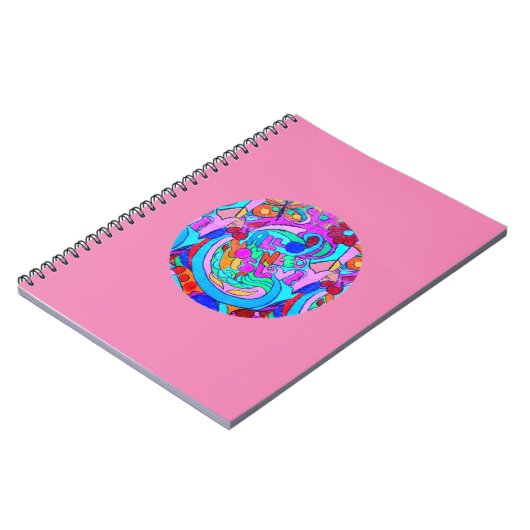 hippie groovy liefde notitieboek (Linkerzijde)