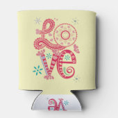 Hippie Groovy Liefdesbord Thunder_Cove Blikjeskoeler (Achterkant)