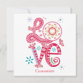 Hippie Groovy Liefdesbord Thunder_Cove Kaart (Voorkant)