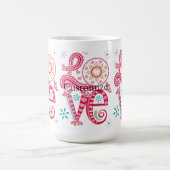 Hippie Groovy Liefdesbord Thunder_Cove Koffiemok (Center)