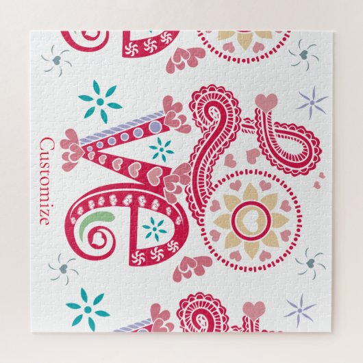 Hippie Groovy Liefdesbord Thunder_Cove Legpuzzel (Horizontaal)