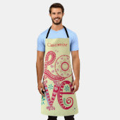 Hippie Groovy Liefdesbord Thunder_Cove Schort (Gedragen)