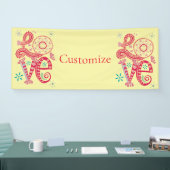 Hippie Groovy Liefdesbord Thunder_Cove Spandoek (Beurs)
