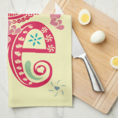 Hippie Groovy Liefdesbord Thunder_Cove Theedoek (Quarter Fold)