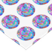 hippie groovy liefdeskringen tafelkleed (Gekanteld)