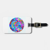 Hippie groovy love Thunder_Cove Bagagelabel (Voorkant horizontaal)