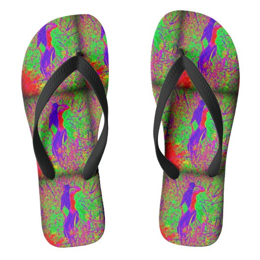 hippie groovy mermaid teenslippers (Voetbed)