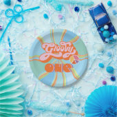 Hippie Groovy One Paper Borden Papieren Bordje (Feest)