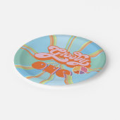 Hippie Groovy One Paper Borden Papieren Bordje (Gekanteld)