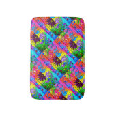 hippie groovy psychedelic badmat (Voorkant Verticaal)