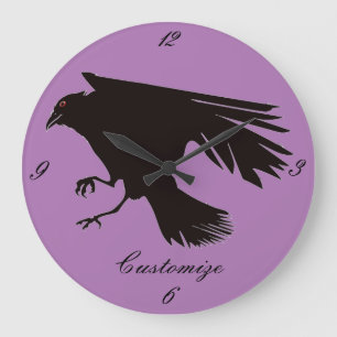 Hippie Groovy Psychedelic Design Thunder_Cove Grote Klok