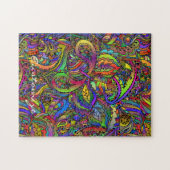 Hippie Groovy Psychedelic Design Thunder_Cove Legpuzzel (Horizontaal)