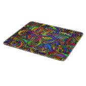 Hippie Groovy Psychedelic Design Thunder_Cove Snijplank (Hoek)