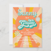 Hippie Groovy Sun-ventilatorkrachtpatser Kaart (Voorkant)