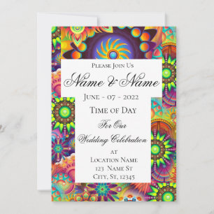 Hippie Groovy Techno Psychedelic Thunder_Cove Kaart