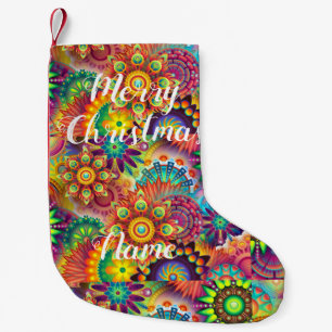 Hippie Groovy Techno Psychedelic Thunder_Cove Kleine Kerstsok